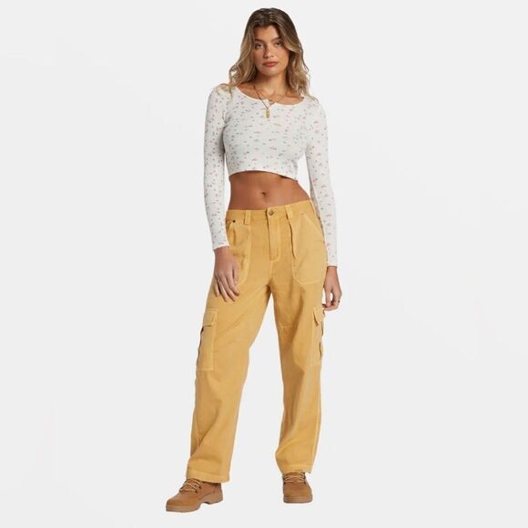 Billabong Reese Thermal Crop Top - Picture 2 of 8